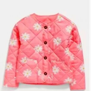 Old Navy Pink and Floral Puffer